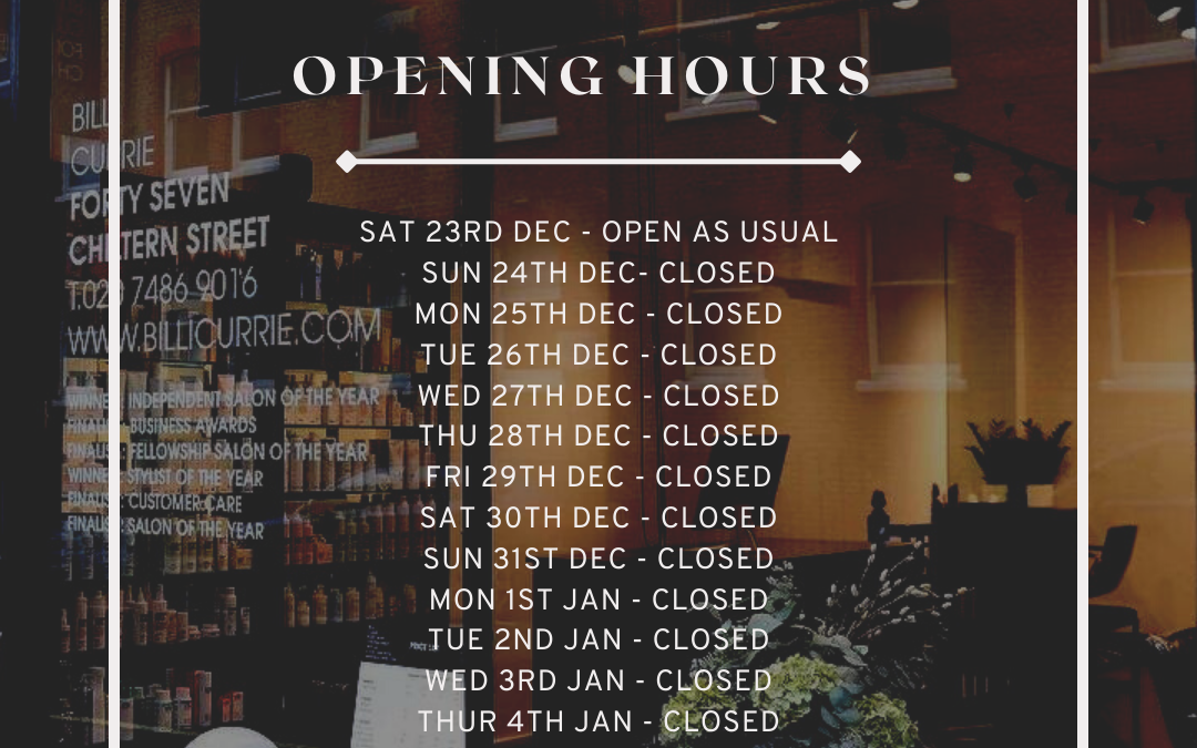 Christmas hours 